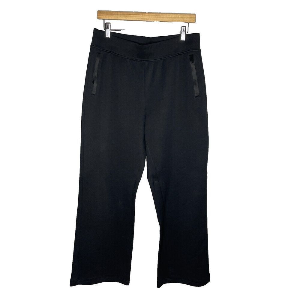 Lauren Ralph Lauren Active Sweatpants Womens Black Wide Leg Size M